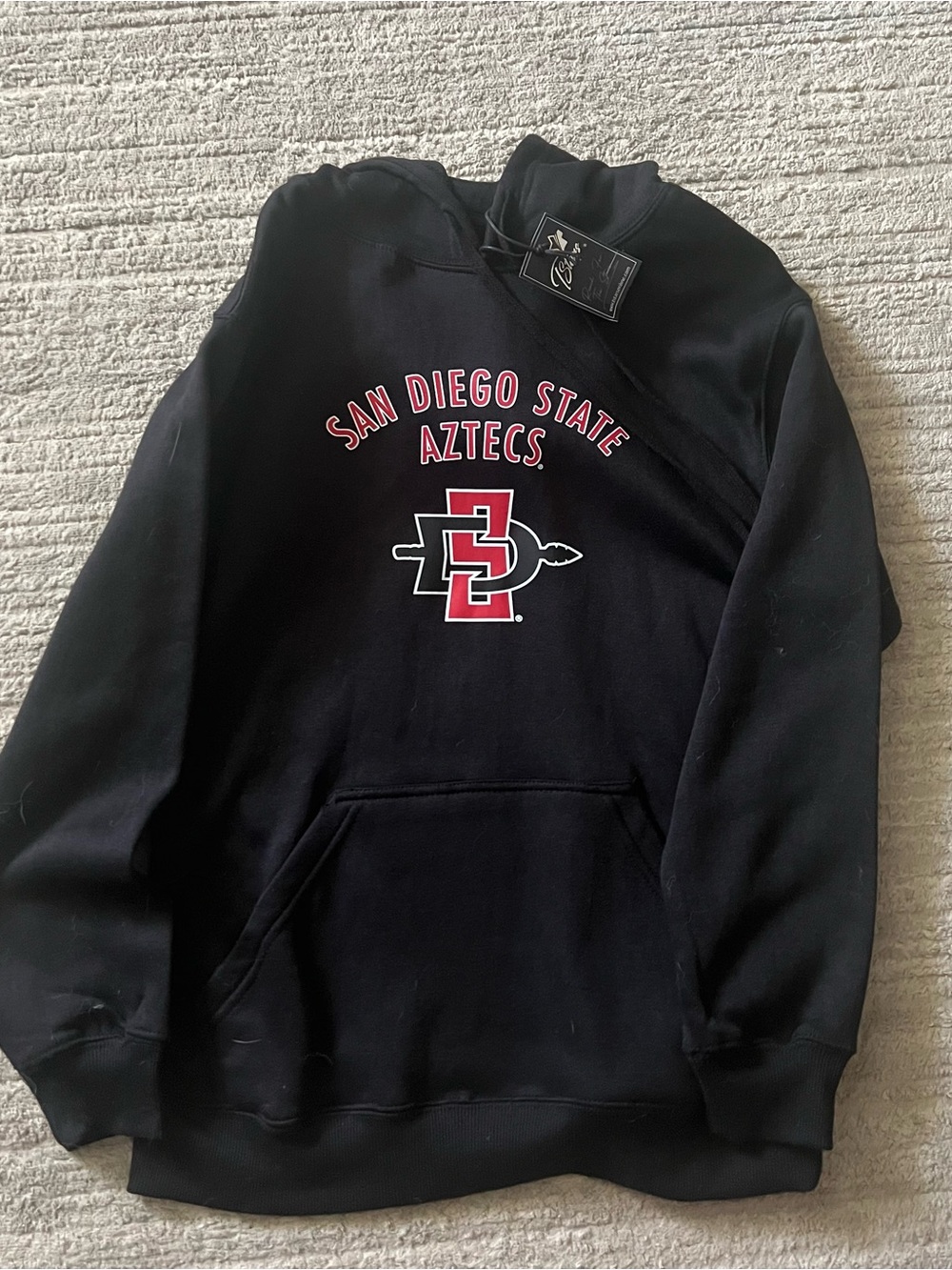 San Diego State Aztecs Black Kids  Pullover Hoodie